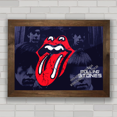 Quadro decorativo de música , banda de rock Rolling Stones .