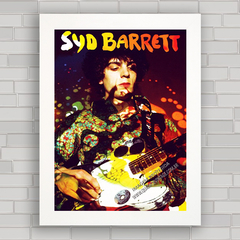Quadro decorativo Syd Barret da banda de rock Pink Floyd .