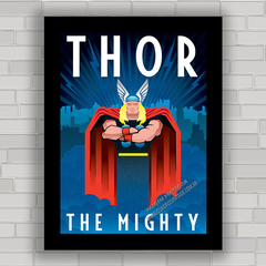 Quadro super heróis Thor Marvel DC Comics .