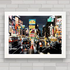 Quadro decorativo para sala com imagem de Nova Iorque , Times Square .