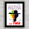 Quadro decorativo para agência de viagens e turismo Arizona .