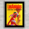 Quadro decorativo para agência de viagens e turismo Los Angeles .