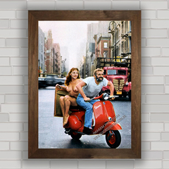 Quadro decorativo filme com sccooter Lambretta Vespa .