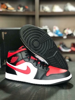 Jordan 1 Mid "Bred Toe" - comprar online