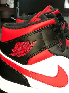 Jordan 1 Mid "Bred Toe" - Jean Paul Shop