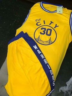 Conjunto NBA importado "Warriors"