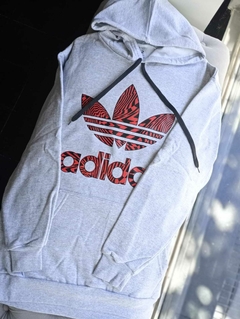 Buzo canguro "Adidas" con frisa - comprar online