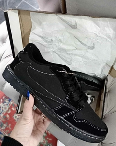 Jordan 1 Low "Travis" Full Black Premiun