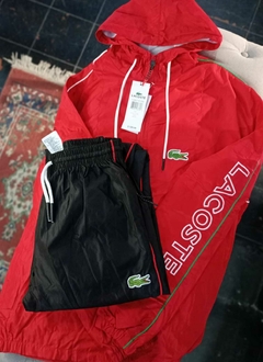 Conjunto "Lacoste" Rojo y negro