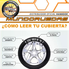 Neumático 155/80 R12-77T K715 HANKOOK - Mundo Ruedas