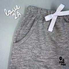 Shorts Saruel Mescla - Dois Amores Baby & Pet