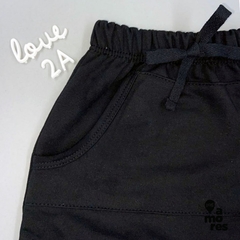 Shorts Saruel Preto - Dois Amores Baby & Pet