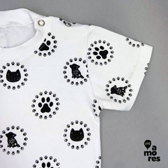 T-Shirt Carimbo Pet - Dois Amores Baby & Pet