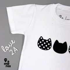 T-Shirt Cat Head Localizado na internet