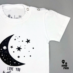 T-Shirt Lua - Dois Amores Baby & Pet