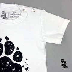 T-Shirt Pegada Estelar Localizado - Dois Amores Baby & Pet