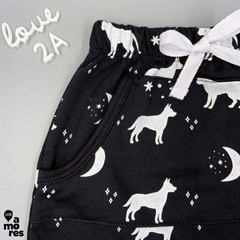 Shorts Saruel Pet Lover - Dois Amores Baby & Pet