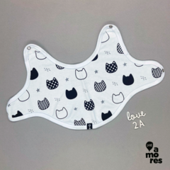 Camiseta Pet Cat Head - Dois Amores Baby & Pet