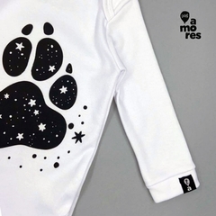 Body Manga Longa Pegada Estelar Localizado - Dois Amores Baby & Pet