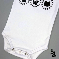 Body Manga Curta Carimbo Pet Localizado - comprar online