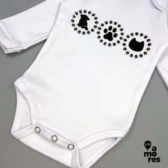 Body Manga Longa Carimbo Pet Localizado - comprar online