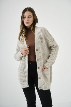 (IVA) CARDIGAN SOLEDAD CON BOL (30115) - comprar online