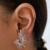 Ear Cuff Espinhos de Ródio Branco - comprar online