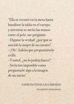 Nadie encendía las lámparas / Hoy estoy inventando algo que todavía no sé lo que es... y otros fragmentos - Felisberto Hernández - comprar online