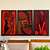 Mosaico Escultura De Parede Suspenso 3 Quadros 3D 75x45 - comprar online