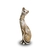 Estatueta Decorativa Gata Branca Nicácia Envelhecida Elegance na internet