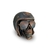 Escultura Crânio Aviador Enfeite Em Cerâmica Bronze Envelhecido Ornamental - Decoramente Shop
