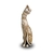 Imagem do Estatueta Decorativa Gata Branca Nicácia Envelhecida Elegance