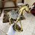 Estátua Cavalo Medieval Enfeite Decorativo Estante Ouro Envelhecido - comprar online