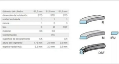 Imagen de Juego Aros Motor Ks - AUDI A1 A3 A4 A5 A6 TT Q3 Q5