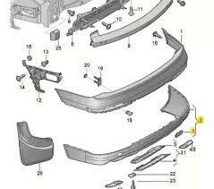 Spoiler Paragolpe Trasero - Original - Audi Q7 2007-2009 en internet