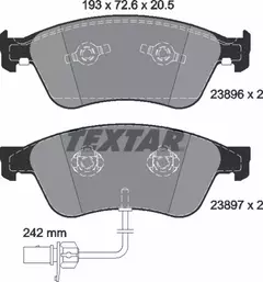 Juego De Pastilla Delantera Textar - Audi - A6 A8 en internet