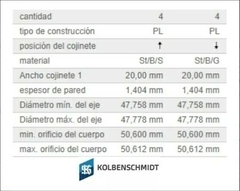 Jgo Cojinetes De Biela Ks - SEAT Cordoba Ibiza Leon Toledo en internet