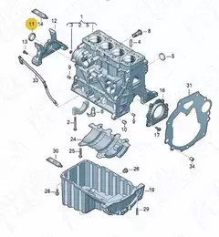 Reten De Polea Cigueñal Febi - Vw Bora Fox Golf Vento Amarok - comprar online