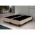 Base Cama Box Casal Suede Bege Bipartido 138X188X40 - comprar online