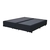 Base Cama Box Casal Suede Preto Bipartido 138X188X40