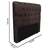 Cabeceira King Size Suede Marrom 193cm Estofada Capitone Madrid para cama box - comprar online