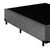 Base Cama Box Casal Suede Cinza 138X188X40 - comprar online