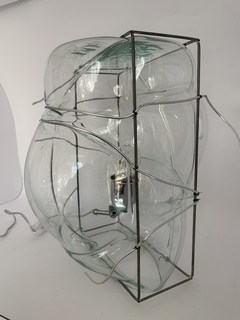 Blown Glass Transparente Geometrica Rectangular 3 GRANDE - Arq. Gustavo Moreno - tienda online