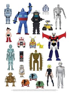 POSTER MAGMA THE SPACE SERIE - ROBOTS - buy online