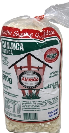 Canjica branca Alemão Artesanal - 500g