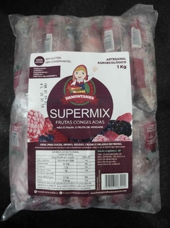 Supermix (cereja, amora, framboesa, mirtilo e morango) Congelado Damontanha - 10 x 100g (01kg)*