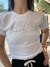 Remera QUERER ES CUIDAR - Plata - comprar online