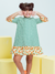 Vestido Barra com Babados Infantil - Abacaxis - comprar online