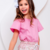 Conjunto Pantacourt e Blusa Infantil - Floral - comprar online