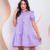 Vestido Chemise Feminino Adulto - Lavanda